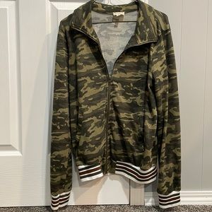 Camouflage Zip Up Jacket